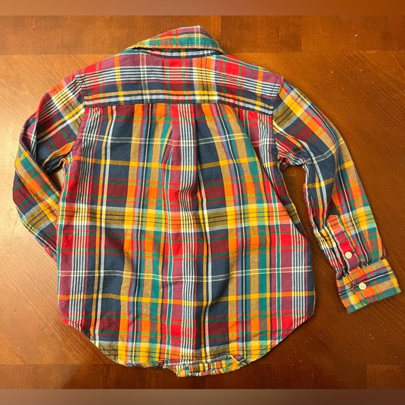 Ralph Lauren Boys Plaid Shirt Button Down Long Sleeve 3/3T - Picture 2 of 7